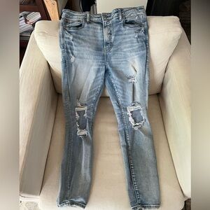 American Eagle High Rise Jegging, GUC, 14